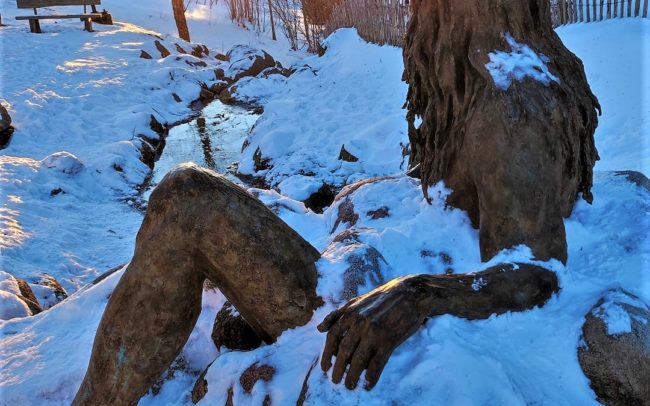 Danuvius - a rómaiak számára a folyó megszemélyesítése, avagy a folyó istene - őrzi a Duna forrását valahol a Fekete-erdőben. Németország.