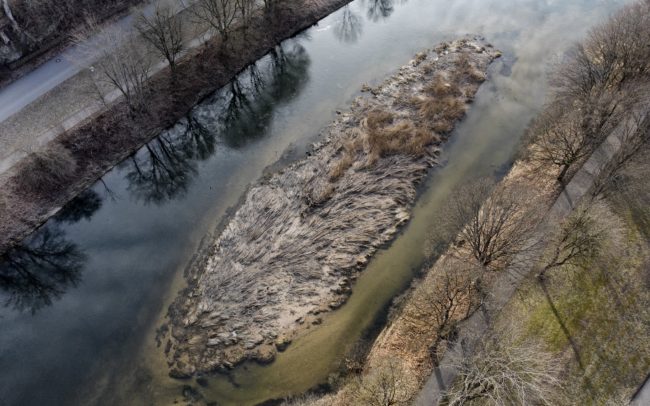 Sigmaringen városa Németországban főleg a kiválóan megőrzött váráról ismert. A Duna itt, a felső folyásán keskeny folyamként kanyarul egyet a város körül. Két sziget is van itt a folyón, a DE0129 és a DE005 a Danubeparks Network of Protected Areas által számbavéve. Csupán néhány négyzetméteresek, ám az utóbbi évek megőrzésükre irányuló intézkedésekből is látható, hogy mennyire fontosak az ilyen talpalatnyi helyek a vízi világ, mint például a vízimadarak számára. A szigeteken szárcsák és hattyúk is tartózkodnak